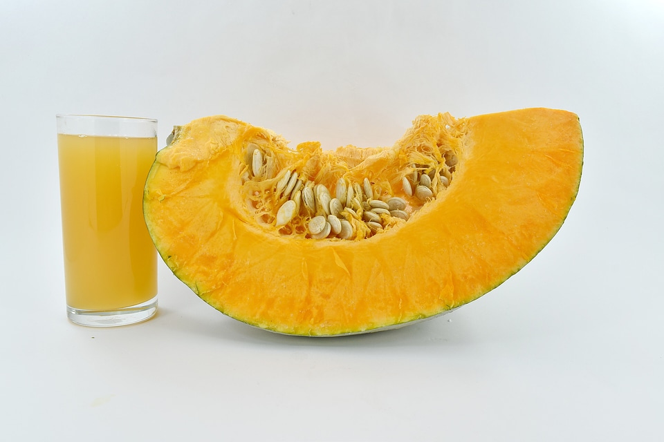 Juice organic pumpkin
