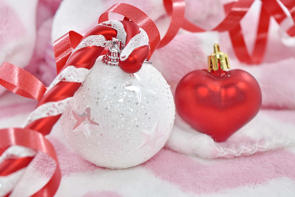 Decoration heart new year