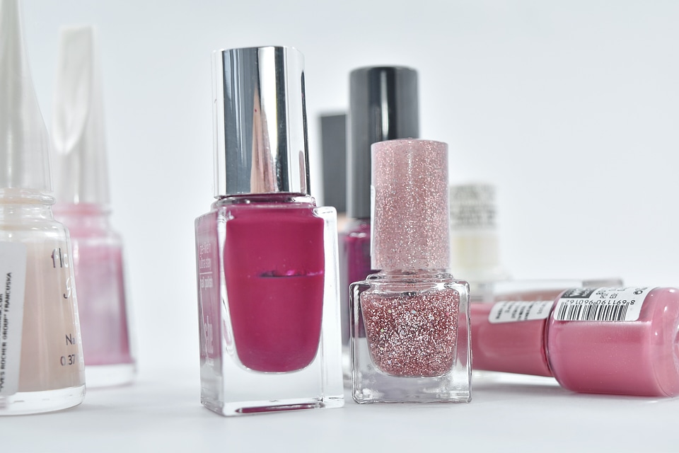 Bottles cosmetics elegance