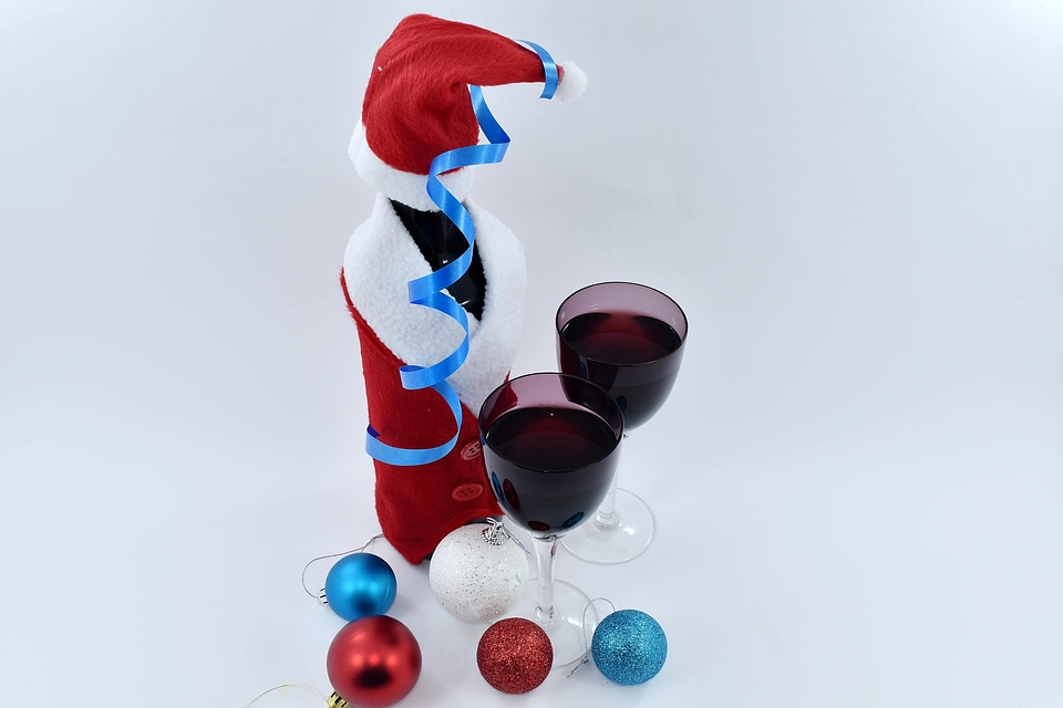 Bottle christmas elegant