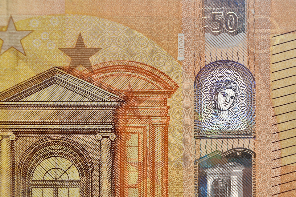 Banknote close-up European