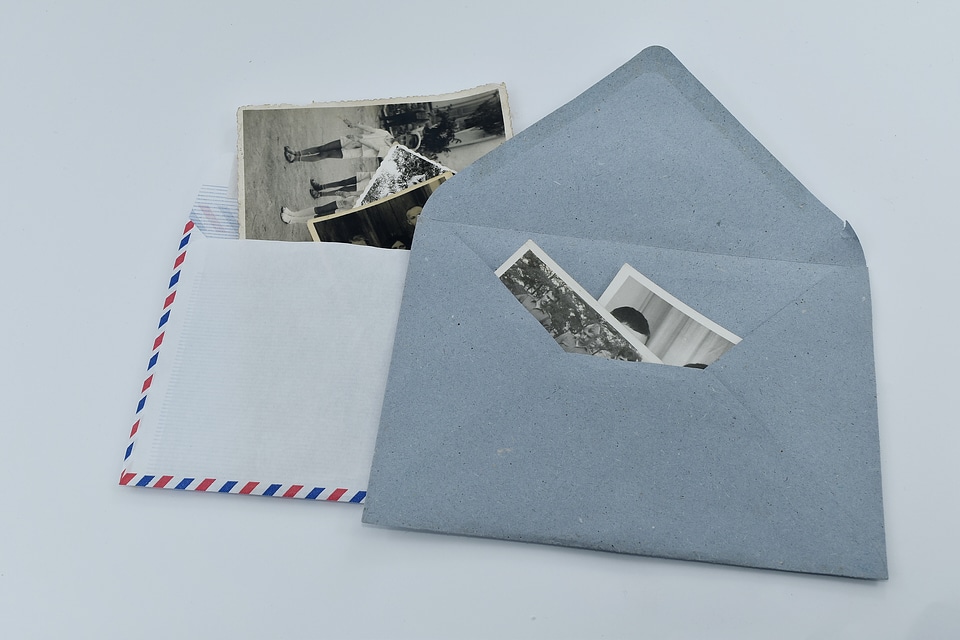 Envelope message photography