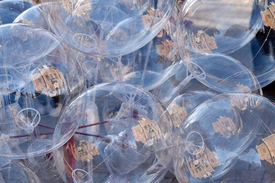 Balloon effect plastic