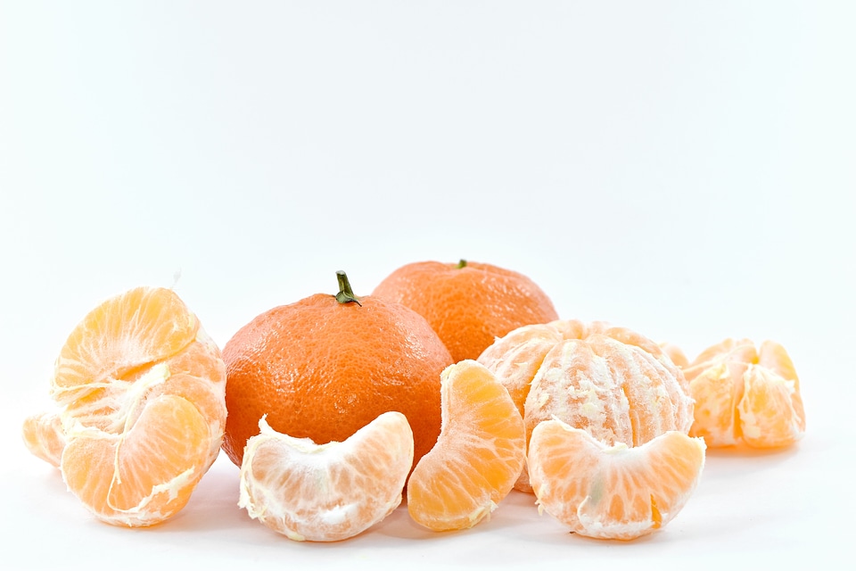 Delicious fresh mandarin