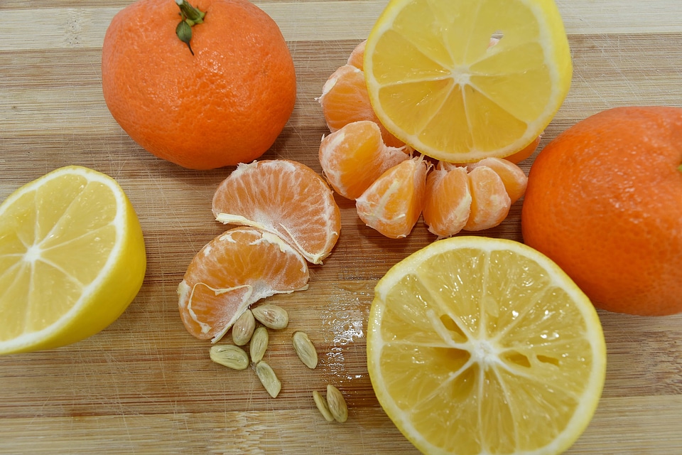 Exotic lemon mandarin
