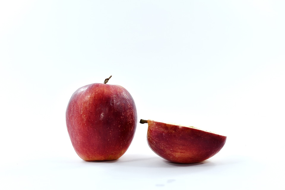Apple food half