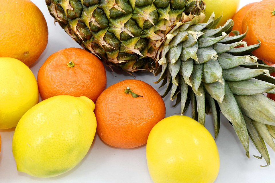 Lemon oranges food