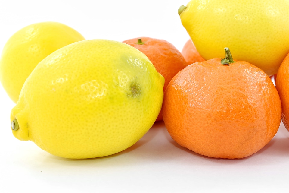 Lemon mandarin orange peel