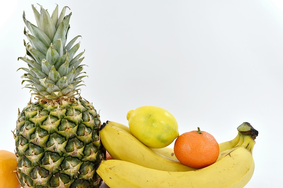 Banana lemon tangerine