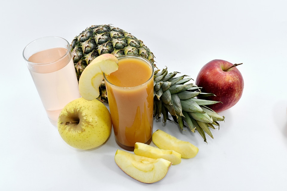 Apples cocktails pineapple