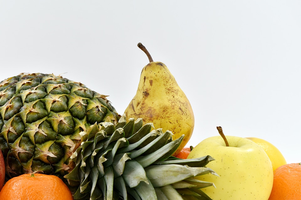Pear fruit pineapple