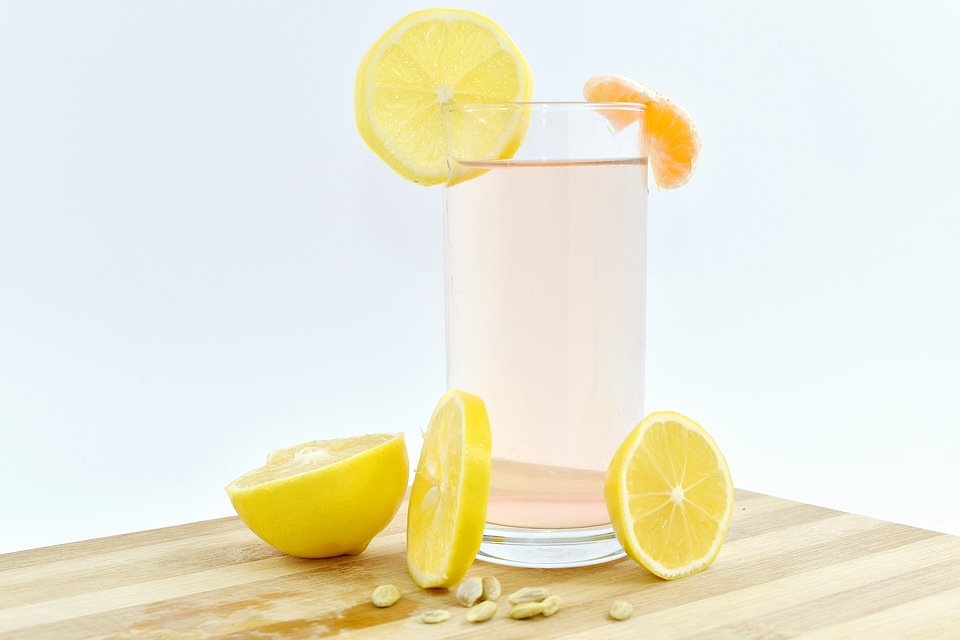 Beverage cocktail fresh water