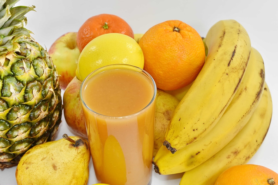 Banana beverage exotic