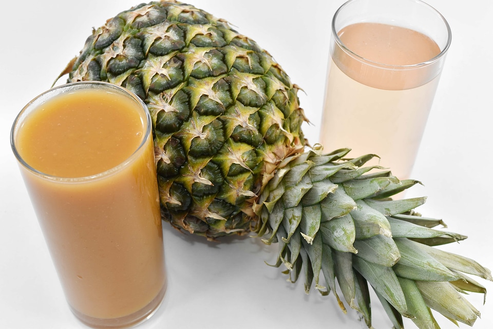 Fruit Custard fruit juice pineapple