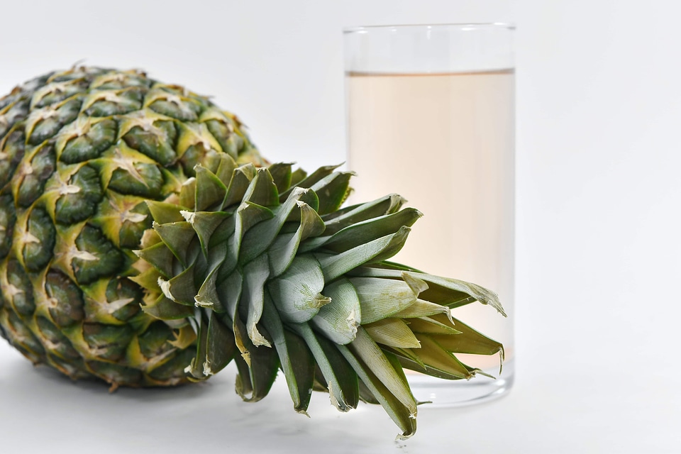 Drinking Water fruit juice pineapple