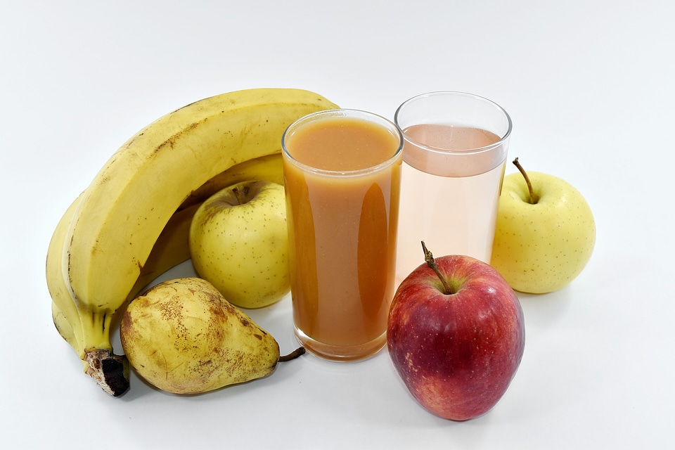 Apples banana drinking