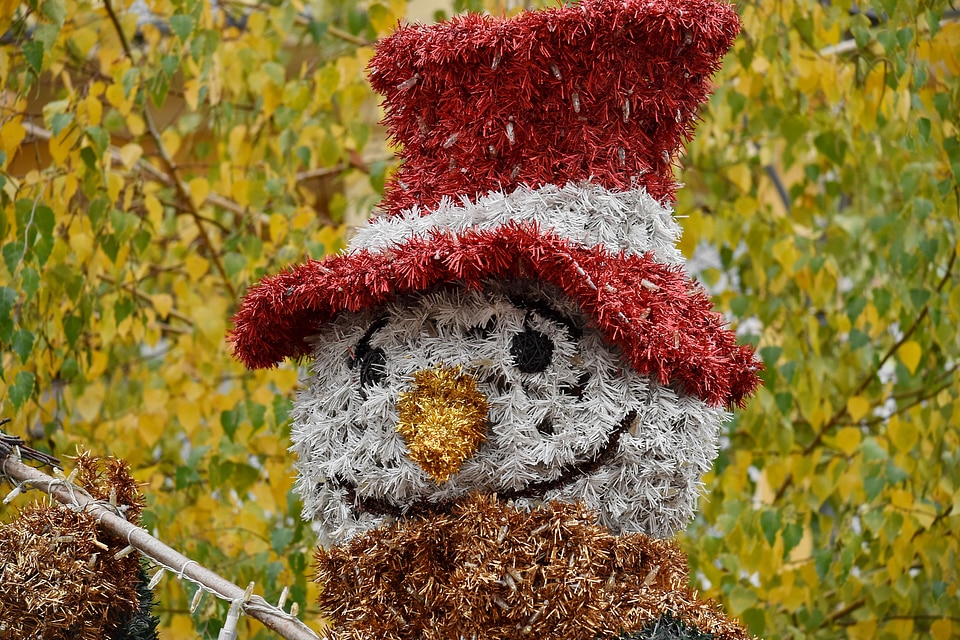 Colorful funny head