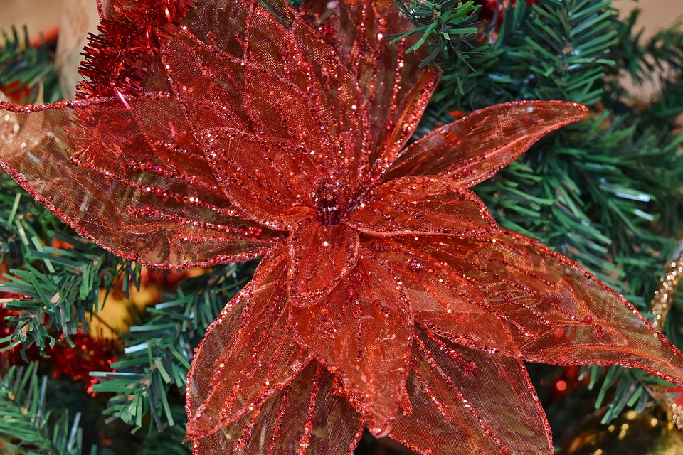 Christmas Tree decoration flower