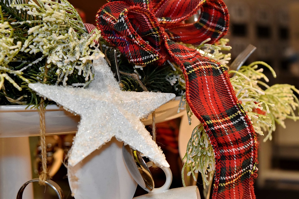 Christmas crystal decoration