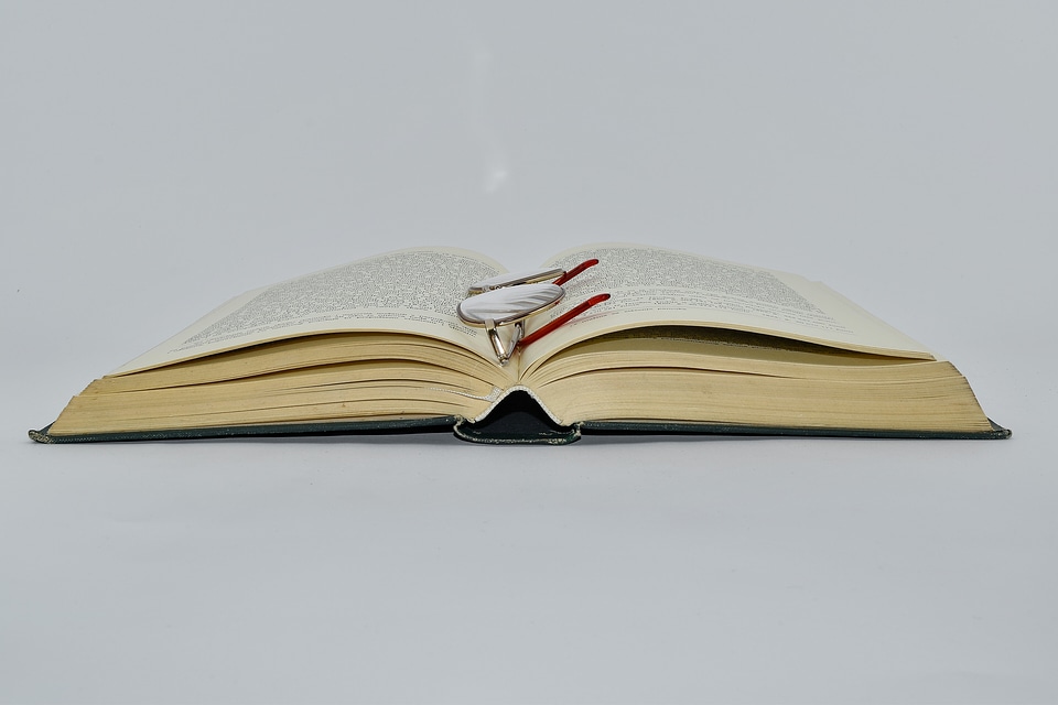 Book eyeglasses hardcover