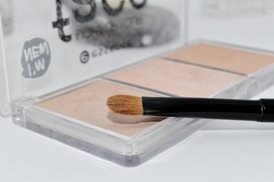 Pinkish powder toiletry