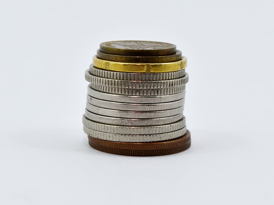 Coins cash currency