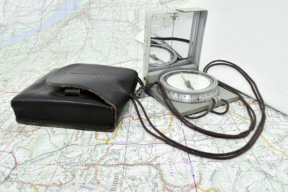 Compass location military