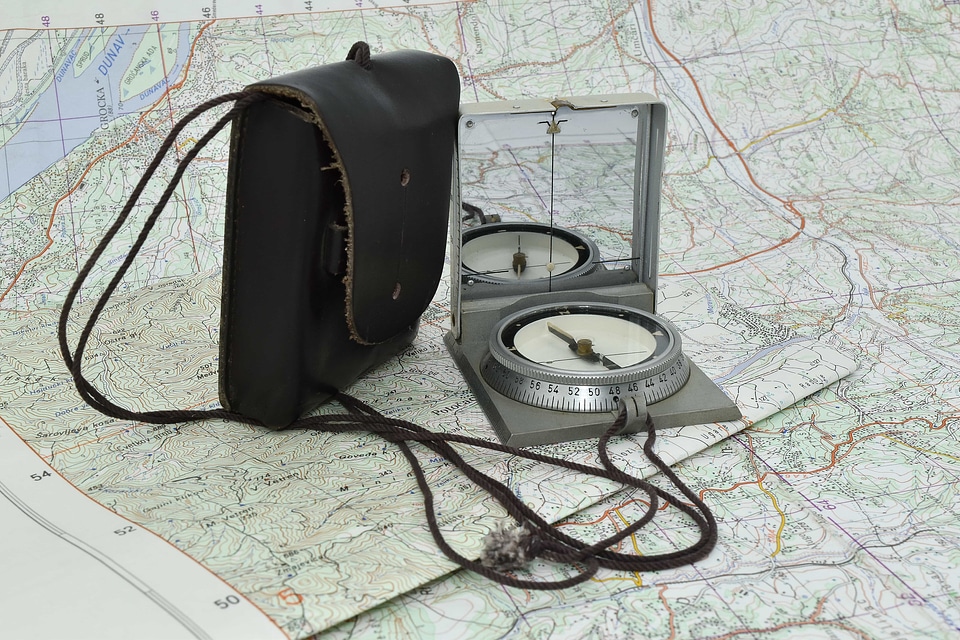 Compass exploration geography