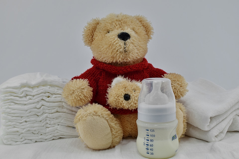 Bottle cotton diaper