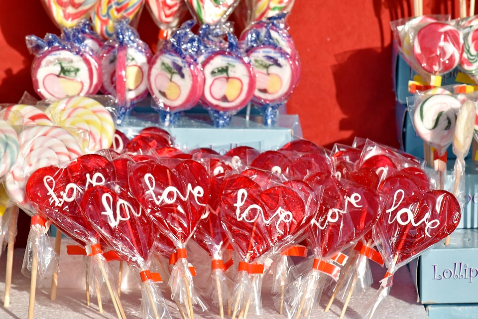 Candy gifts hearts