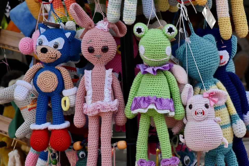 Craft dolls handmade