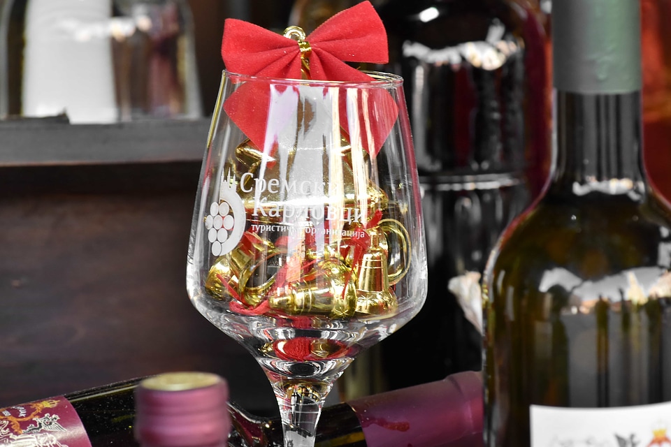 Christmas crystal decoration