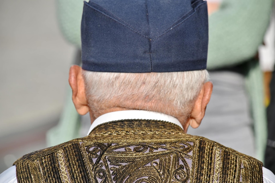 Cardigan old fashioned old man