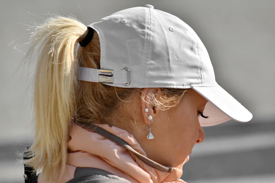 Hat pretty girl profile