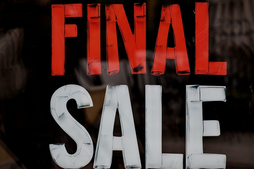 Advertising marketing sale