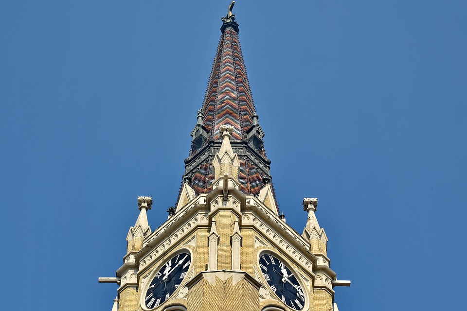 Baroque church tower gothic