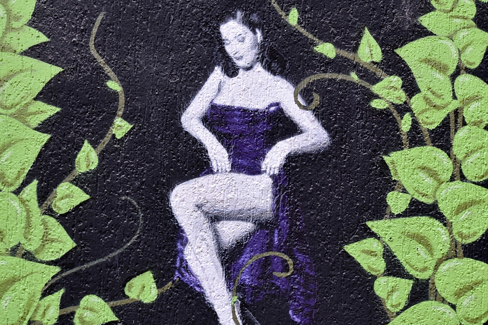 Graffiti street vandalism