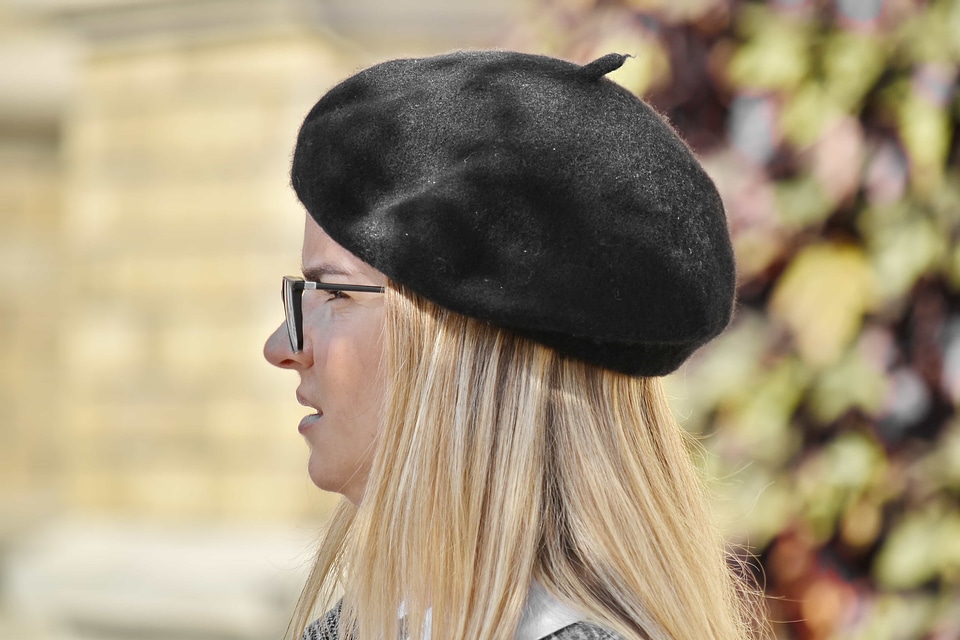 Blonde Hair french hat