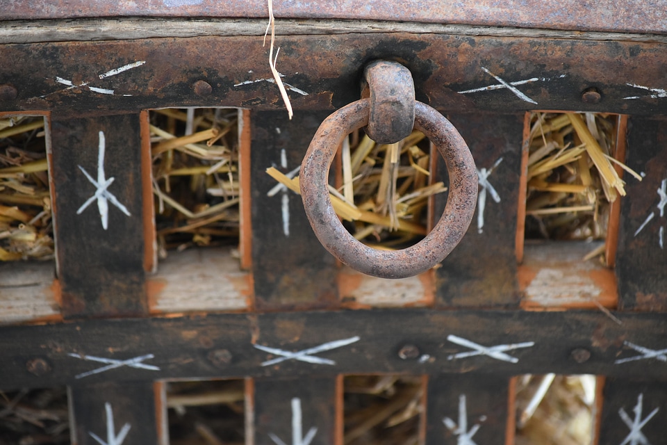 Carriage cast iron handmade photo