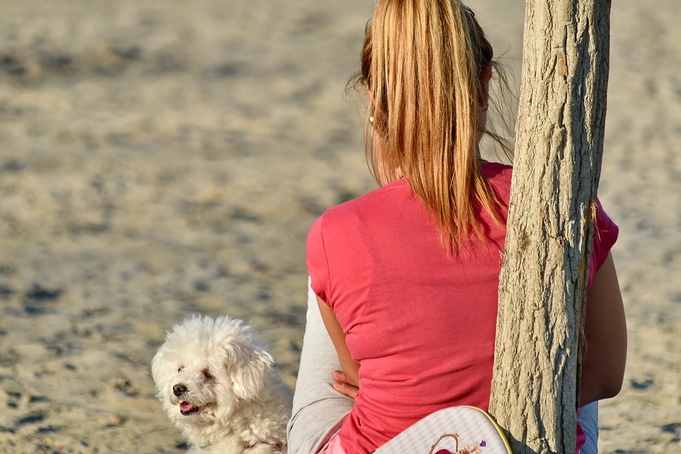 Beach enjoyment pretty girl