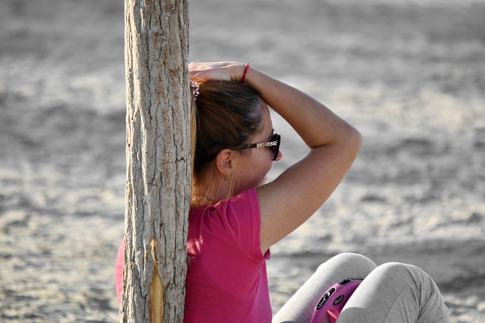 Beach enjoyment hairstyle