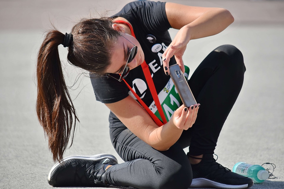 Fitness lifestyle photo model
