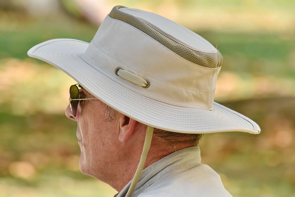 Cowboy pensioner portrait