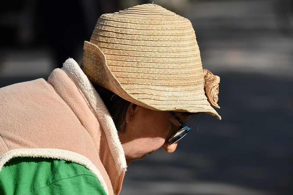 Elderly eyeglasses fashion