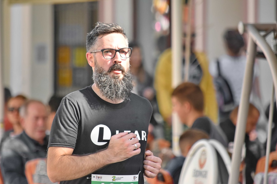 Beard eyeglasses handsome