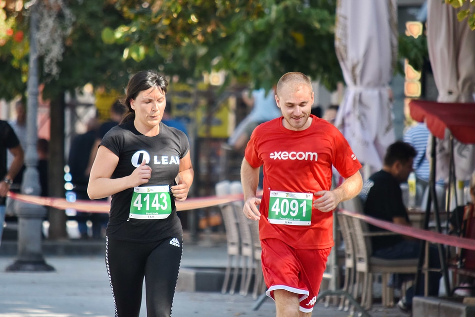 Foot Race man marathon
