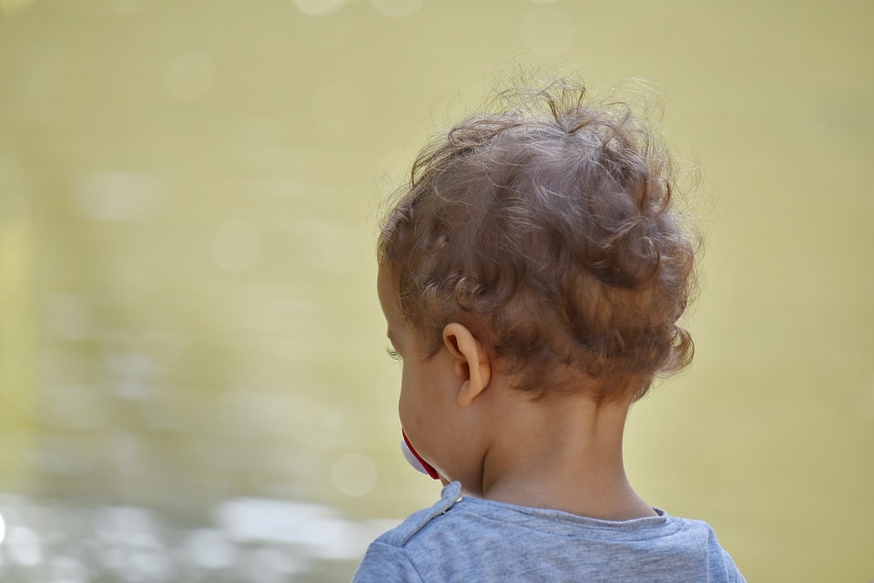 Blonde Hair child eyelashes