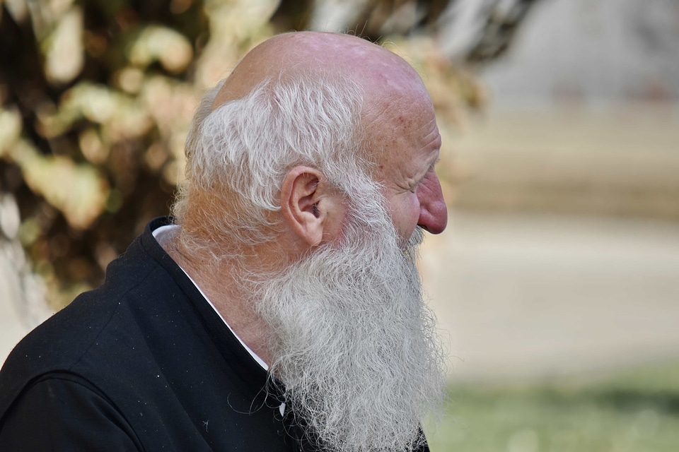 Beard man portrait photo