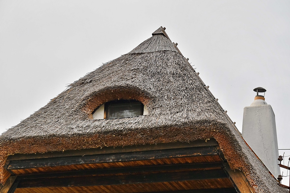 Balcony chimney roof photo