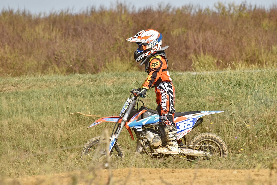 Adventure child motocross
